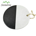 white marble serving board chopping board with handle